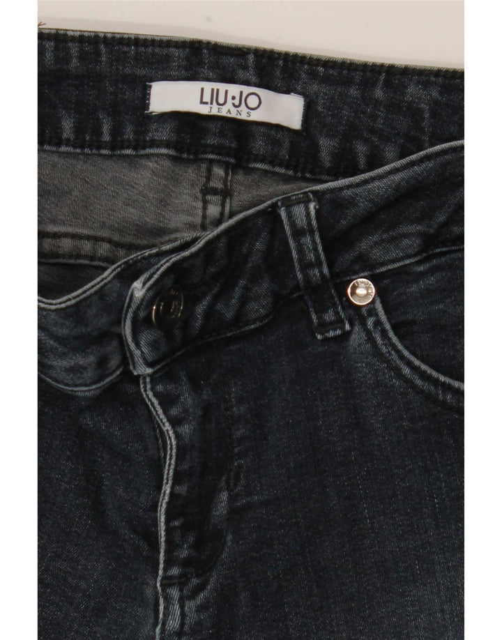 Liu Jo Damen Slim Jeans W28 L29 Marineblau