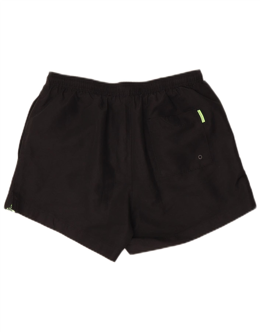 Calvin Klein Herren-Badeshorts mit Grafik, Größe S, Schwarz, Farbblock