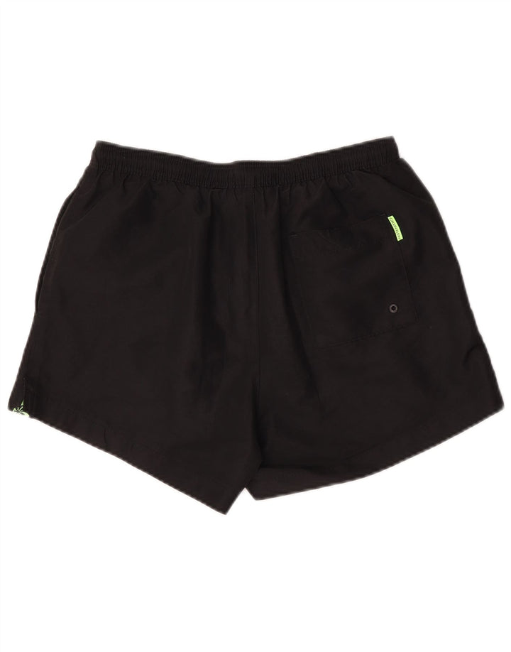 Calvin Klein Herren-Badeshorts mit Grafik, Größe S, Schwarz, Farbblock