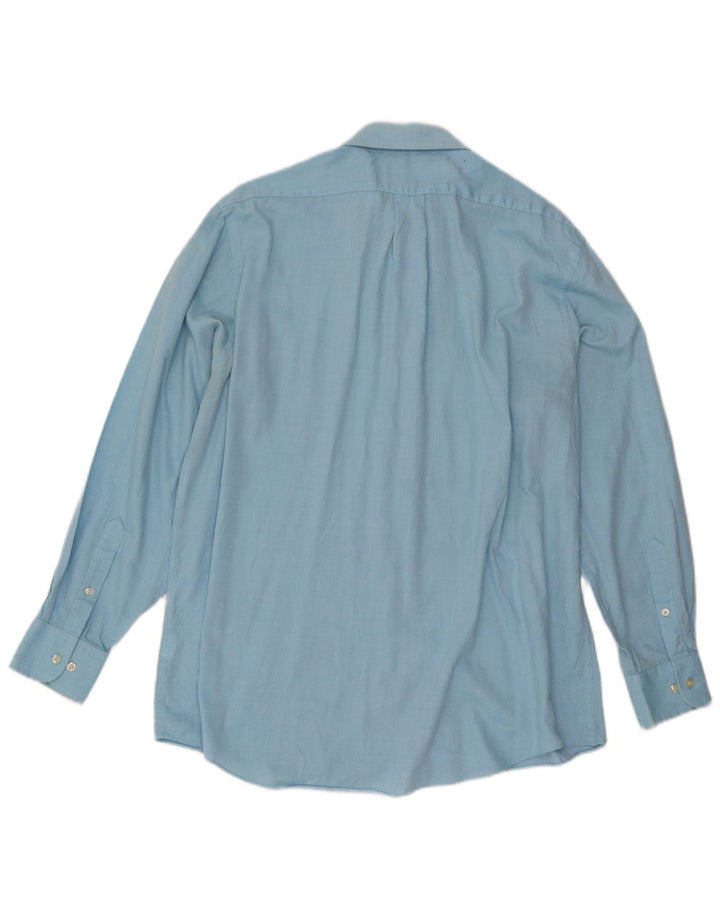 Chaps Herren-Hemd mit normaler Passform, Größe 16 1/2 Large, Blau