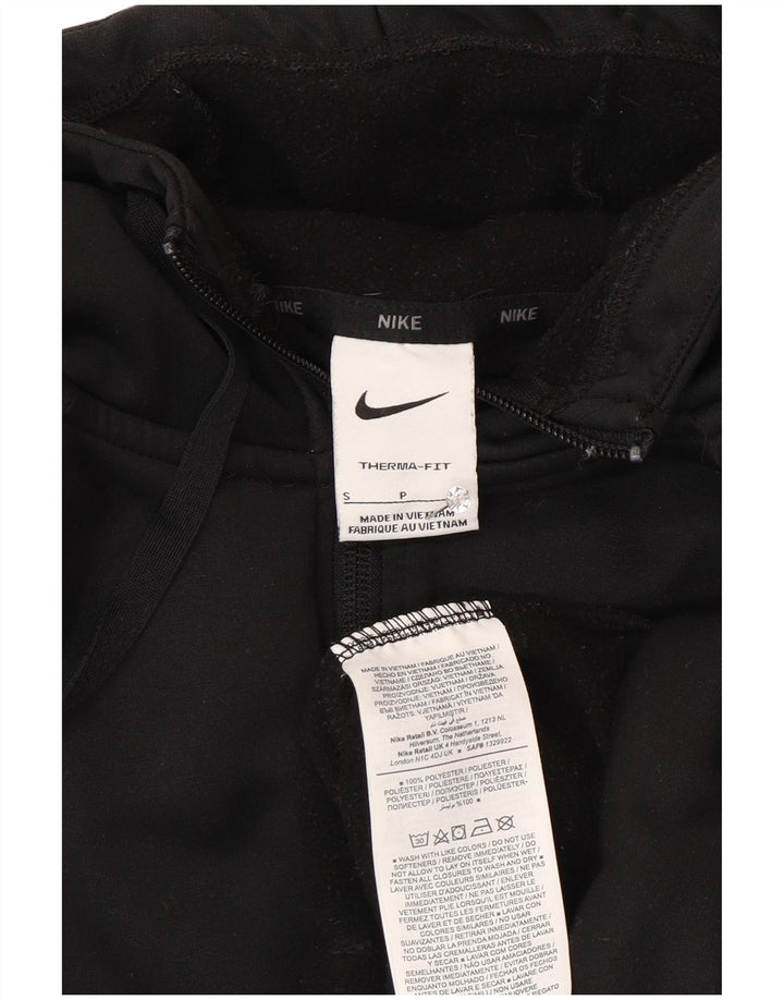 Nike Herren Therma-Fit Zip Hoodie Pullover Small Schwarz Polyester
