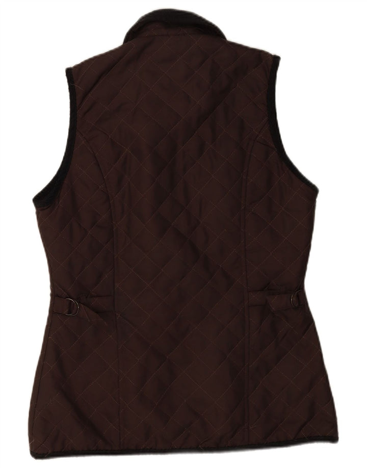 Sud Express Damen Steppweste UK 14 Mittelbraunes Nylon