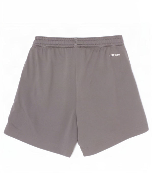 Adidas Aeroready Sportshorts für Jungen, 7–8 Jahre, graues Polyester