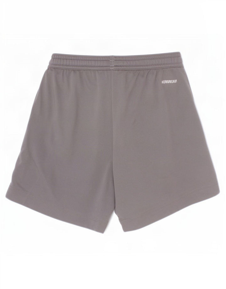 Adidas Aeroready Sportshorts für Jungen, 7–8 Jahre, graues Polyester