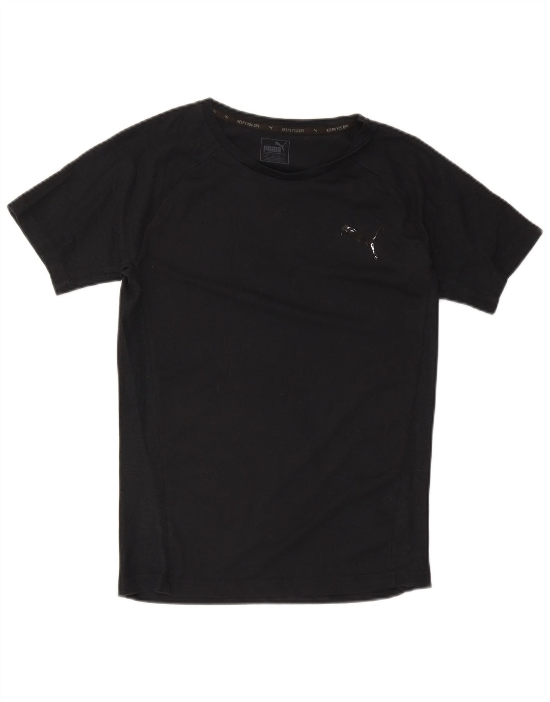 Puma Herren T-Shirt Top Small Schwarz Baumwolle