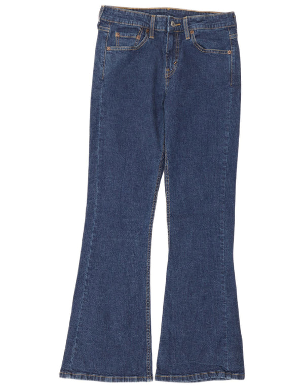 Levi's Damen 519 Low Flared Jeans US 3 XS W26 L29 Blaue Baumwolle