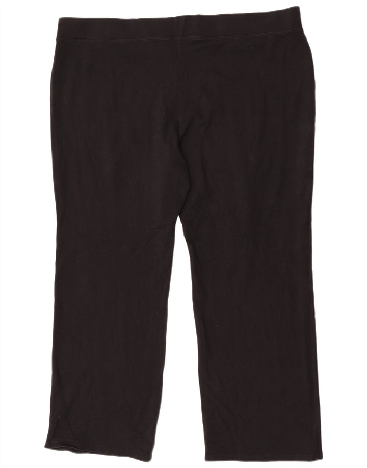 Marks & Spencer Damen Leggings UK 24 4XL Schwarze Baumwolle