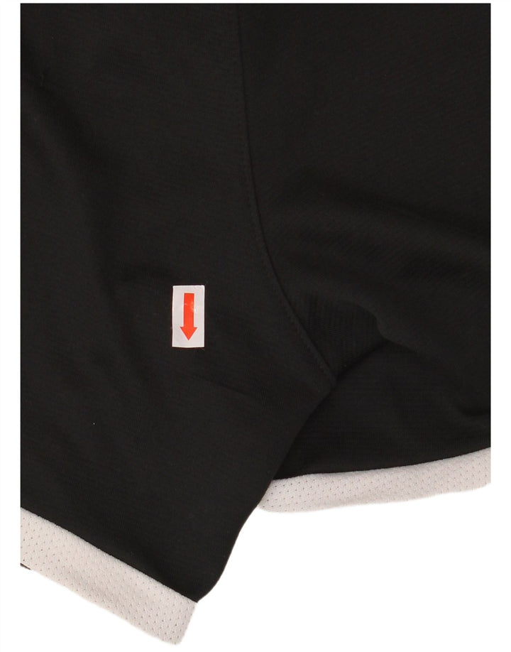 Nike Damen-Sportshorts UK 10 Small Schwarzes Colourblock-Polyester