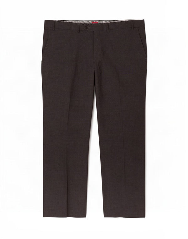 Gerade Herren-Anzughose von Marks & Spencer, W42, L29, Grau mit Hahnentrittmuster