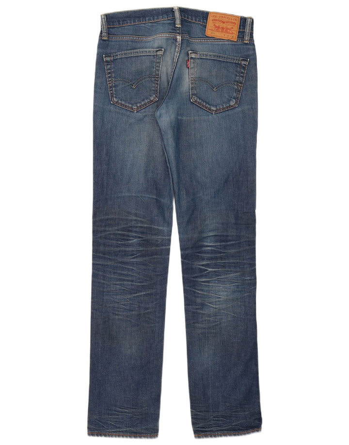 Levi's Damen 511 Slim Jeans W30 L34 Blaue Baumwolle