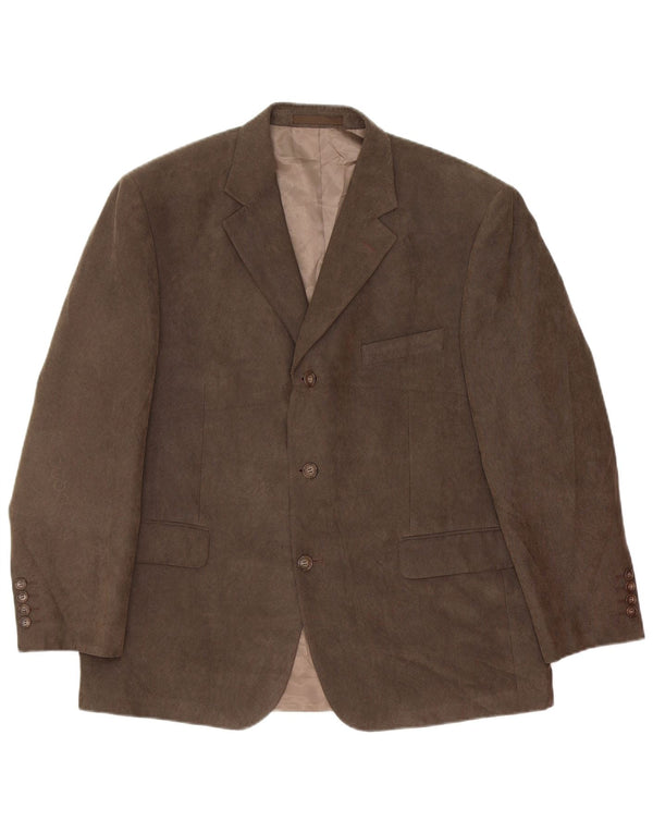 Marks & Spencer Herren-Blazer mit 3 Knöpfen, Gr. 42, Braun, Klassisch