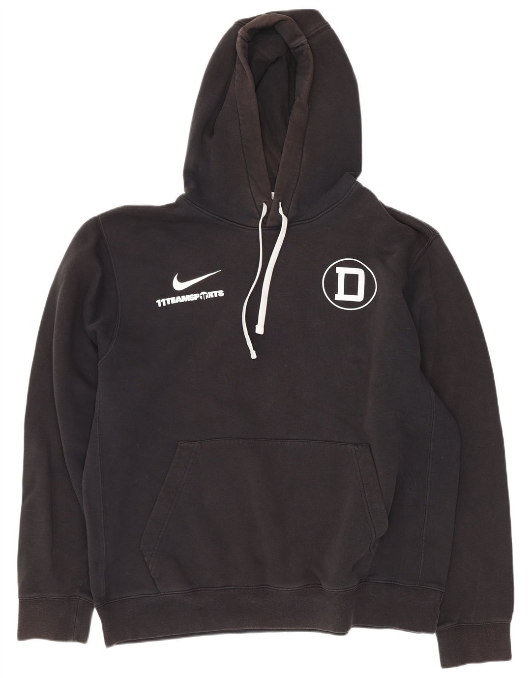 Nike Herren-Kapuzenpullover mit Grafik, groß, aus schwarzer Baumwolle