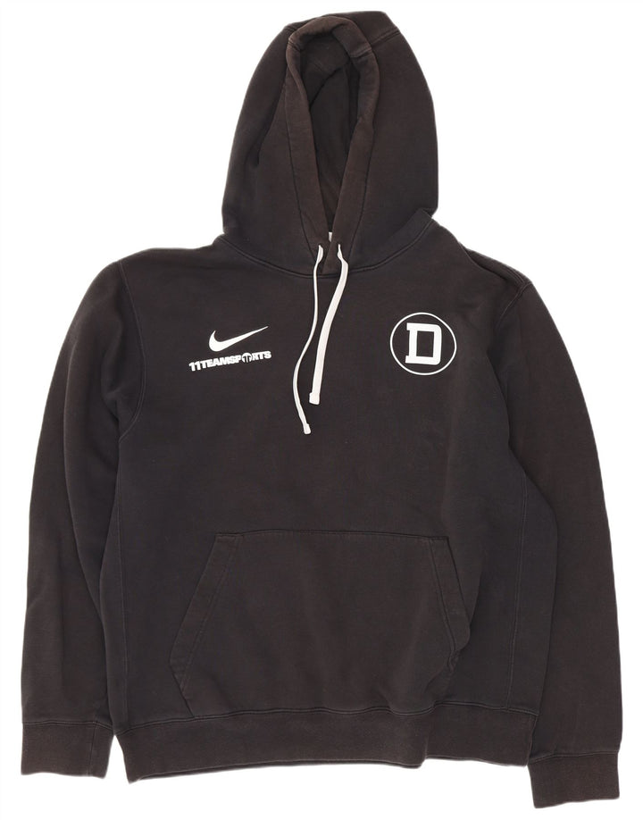 Nike Herren-Kapuzenpullover mit Grafik, groß, aus schwarzer Baumwolle