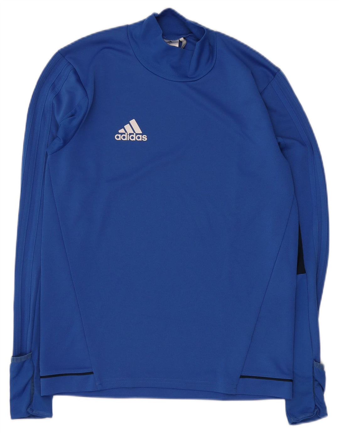 ADIDAS Herren Top Langarm Small Blau Polyester