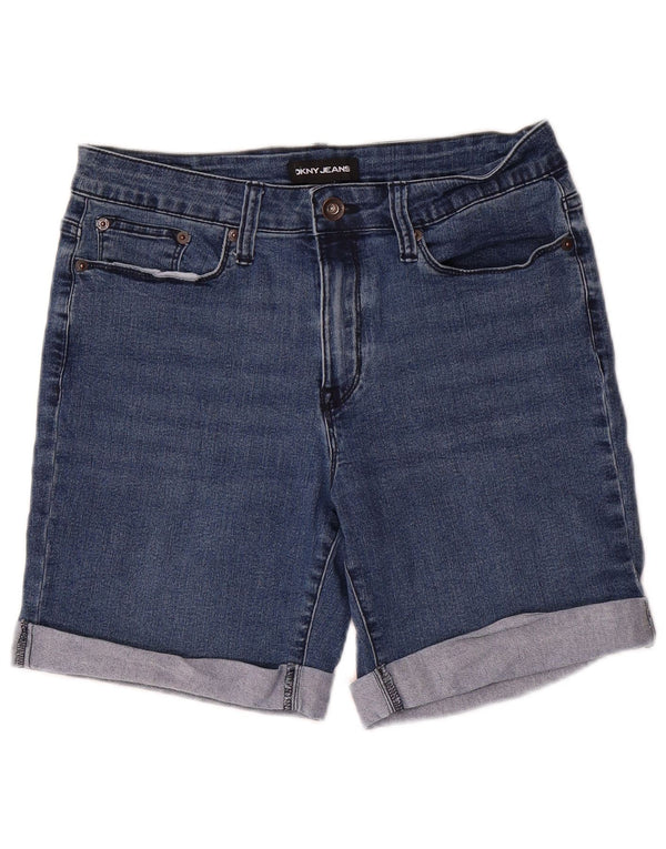 Dkny Damen Jeansshorts US 6 Medium W32 Blau