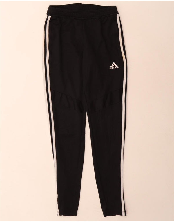 Adidas Damen Climalite Trainingshose UK 4/6 XS Schwarz Polyester