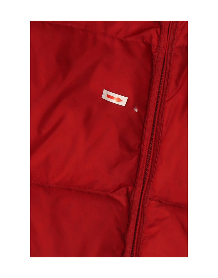 Gepolsterte Herrenweste von Gap, UK 40, Größe L, rotes Nylon