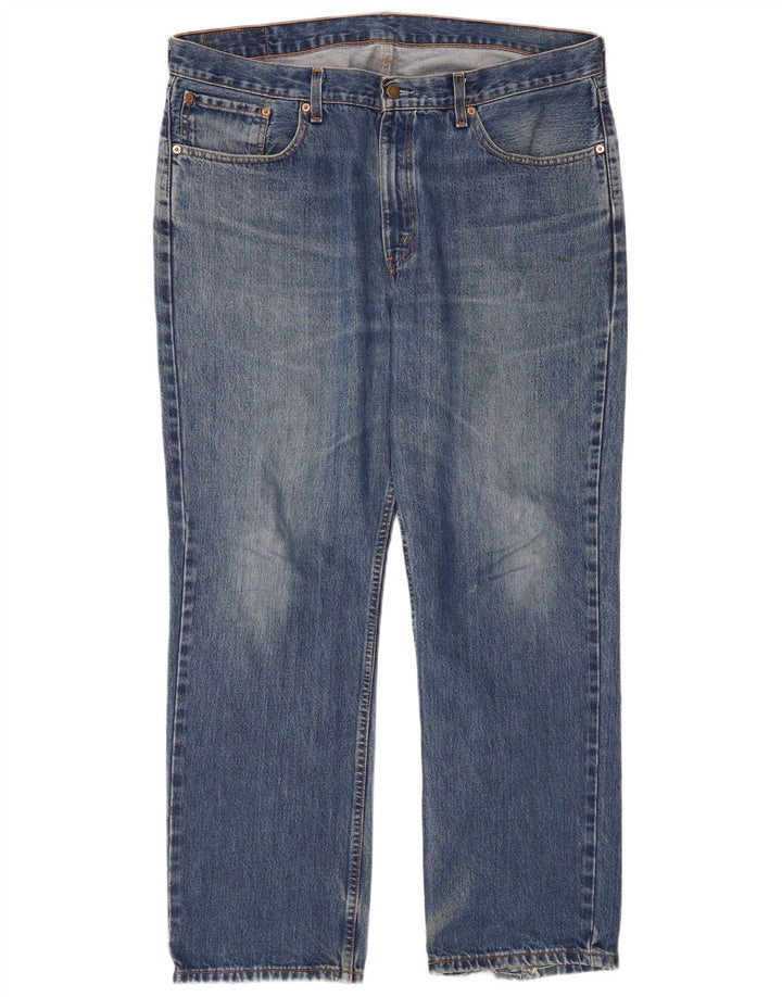 Levi's Damen Straight Jeans W40 L30 Blaue Baumwolle