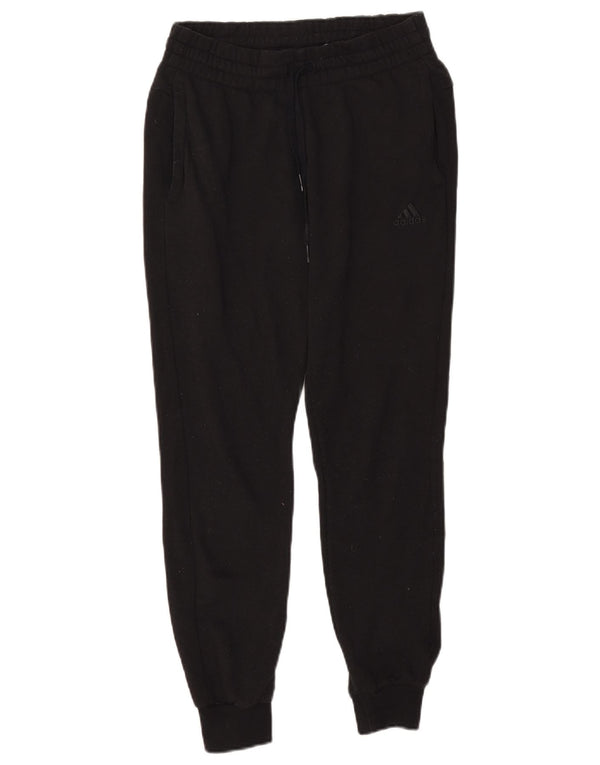 Adidas Damen Graphic Trainingshose Jogger UK 4/6 XS Schwarz Baumwolle