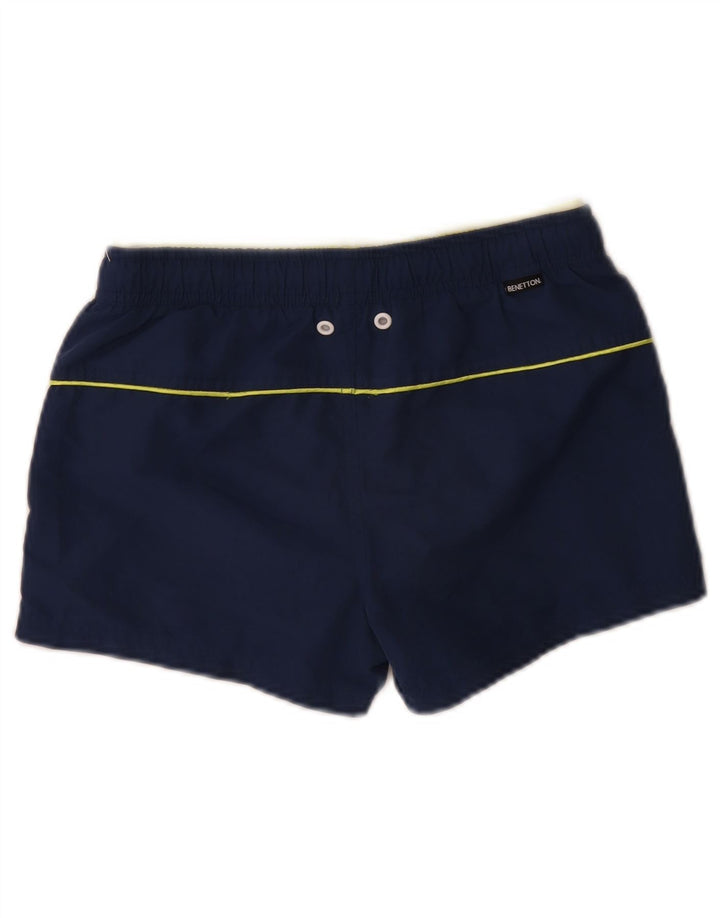 Benetton Badeshorts für Jungen, 10–11 Jahre, XL, Blau, Polyester