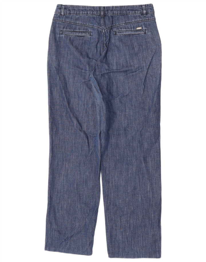 Sisley Damen Straight Jeans W30 L30 Blau