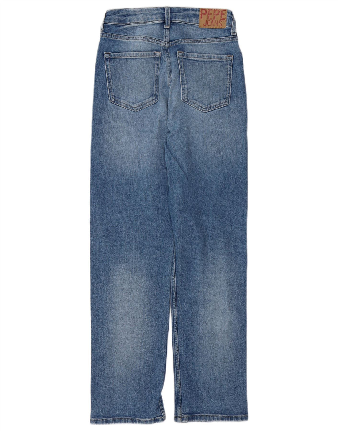 PEPE JEANS Damen Straight Jeans W25 L28 Blaue Baumwolle