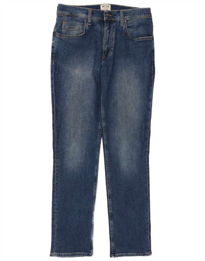 Mustang Herren Slim Jeans W32 L32 Blau