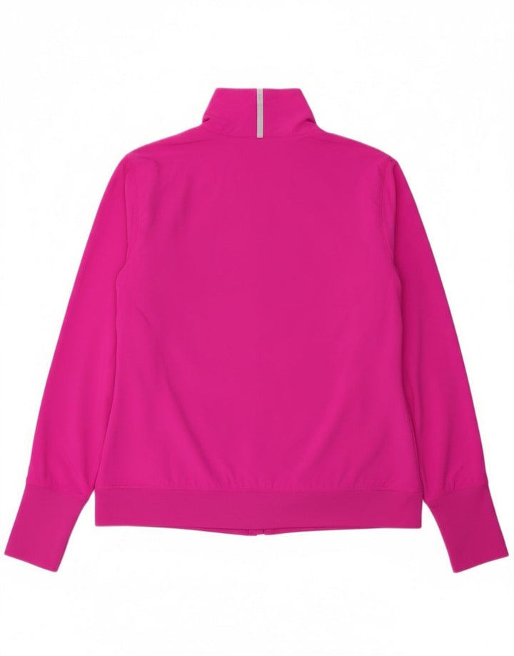 Fila Damen-Trainingsanzug-Oberteiljacke UK 16 Large Pink Polyester