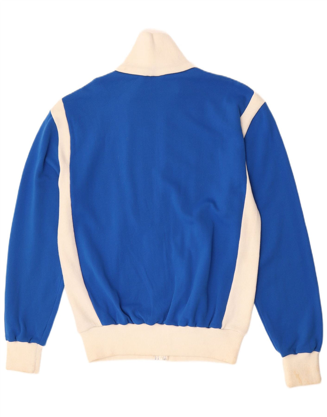 grasshoppers Herren-Cardigan-Pullover IT 54 XL Blaues Colourblock-Polyamid