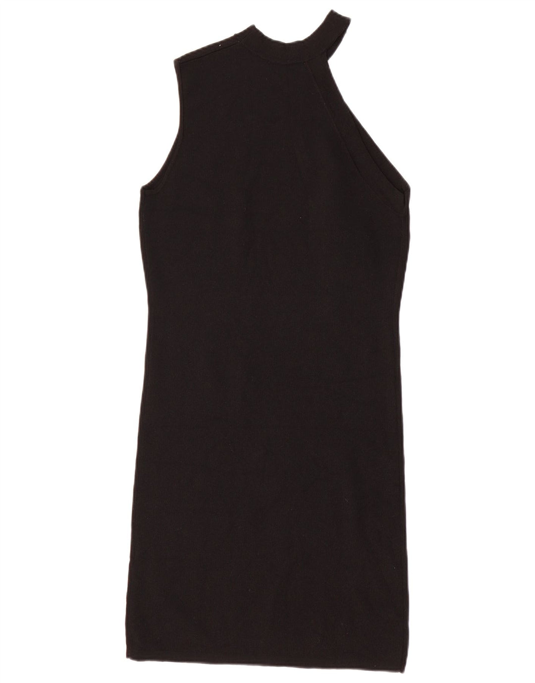 Zara Damen One-Shoulder-Bodycon-Kleid UK 12 Medium Schwarz