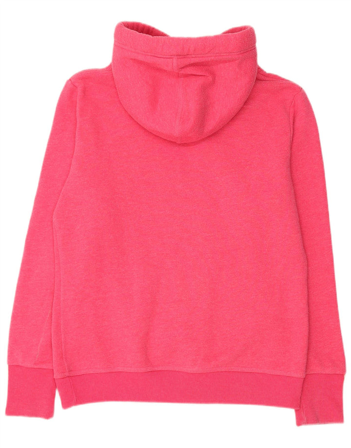 SUPERDRY Damen Kapuzenpullover UK 16 Large Rosa Polyester