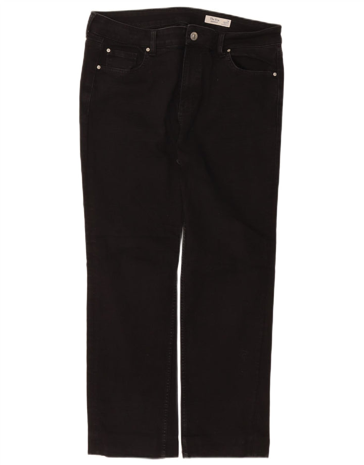 Marks & Spencer Damen Eva Regular Bootcut Jeans UK 18 XL W36 L27 Schwarz