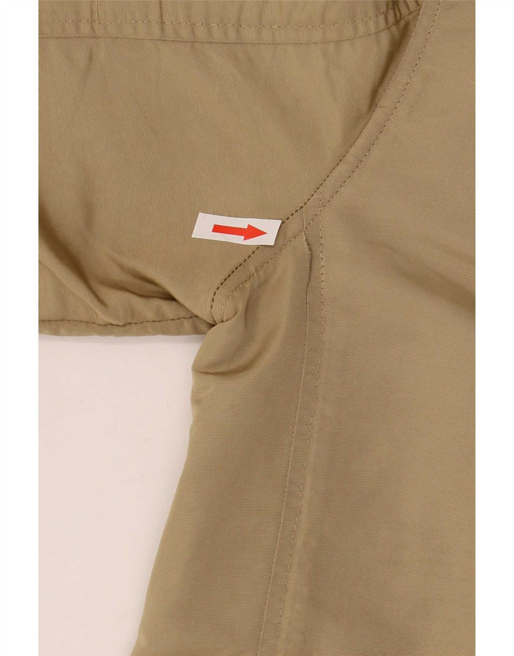 Massimo Dutti Damen Parka mit Kapuze, übergroß, Gr. 6, XS, Khaki