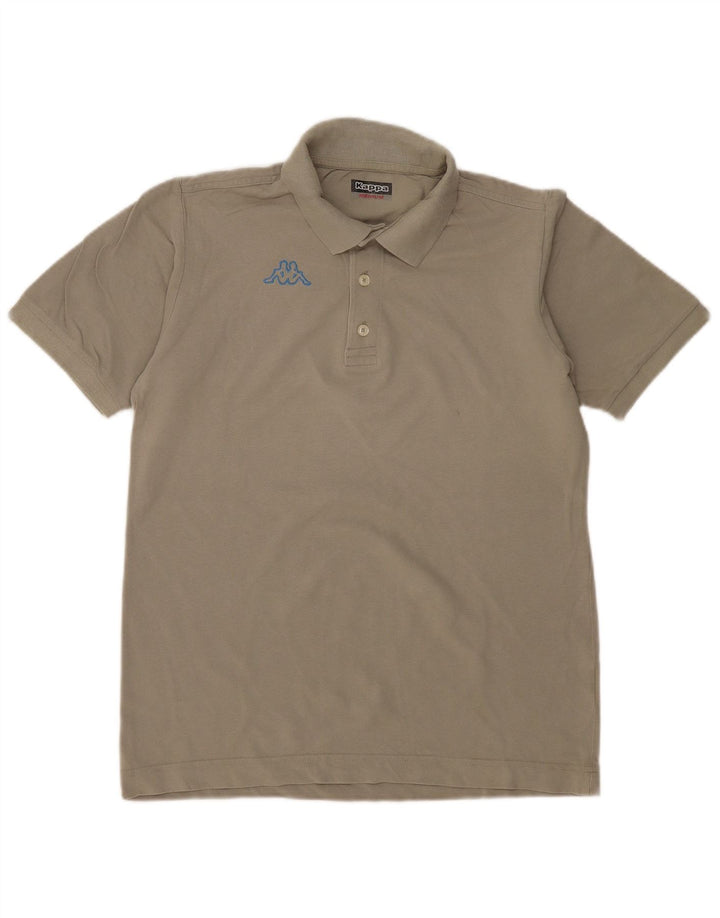 KAPPA Herren Poloshirt mit Grafik, Medium Khaki