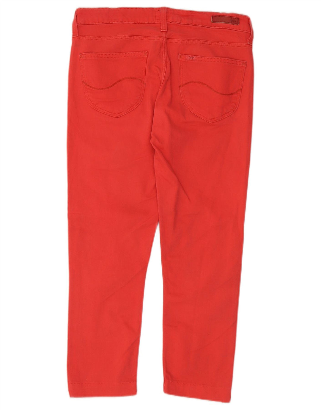 LEE Damen Scarlett Slim Jeans W29 L33 Rote Baumwolle