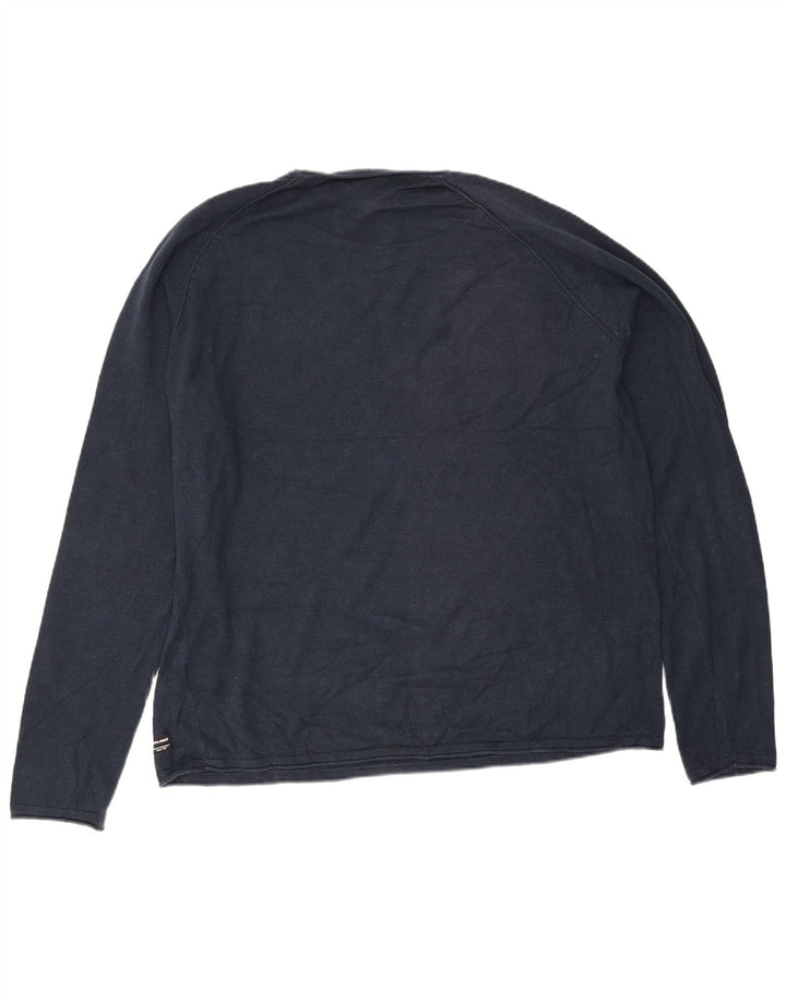 Jack & Jones Herren Top Langarm 2XL Marineblau