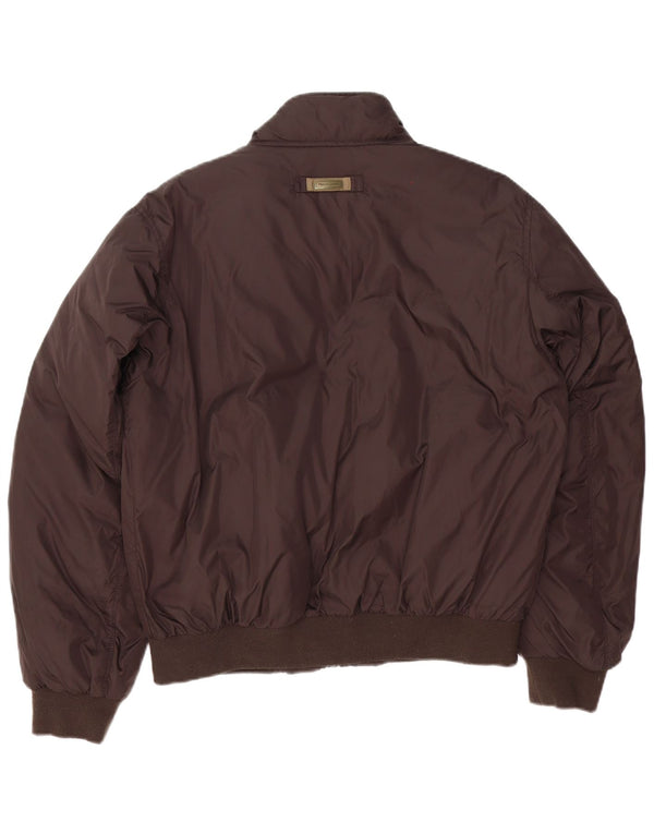 Henry Cottons Herren Bomberjacke IT 54 2XL Braunes Polyamid