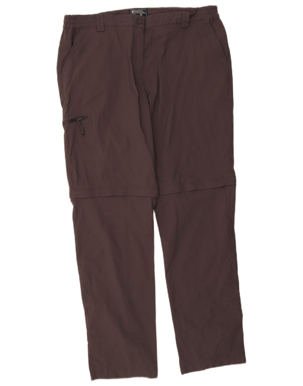 Mountain Warehouse Gerade Chino-Hose für Damen, UK 18, XL, W36, L31, Grau