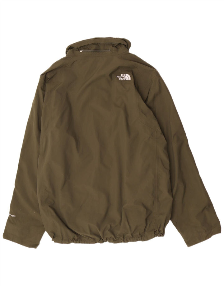 The North Face Herren-Windbreaker-Jacke, UK 40, großes grünes Nylon