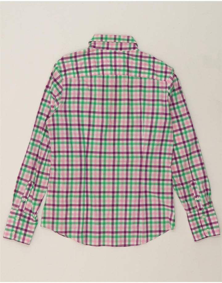 TOMMY HILFIGER Womens Shirt US 12 Large Multicoloured Check Cotton Vintage Tommy Hilfiger and Second-Hand Tommy Hilfiger from Messina Hembry 