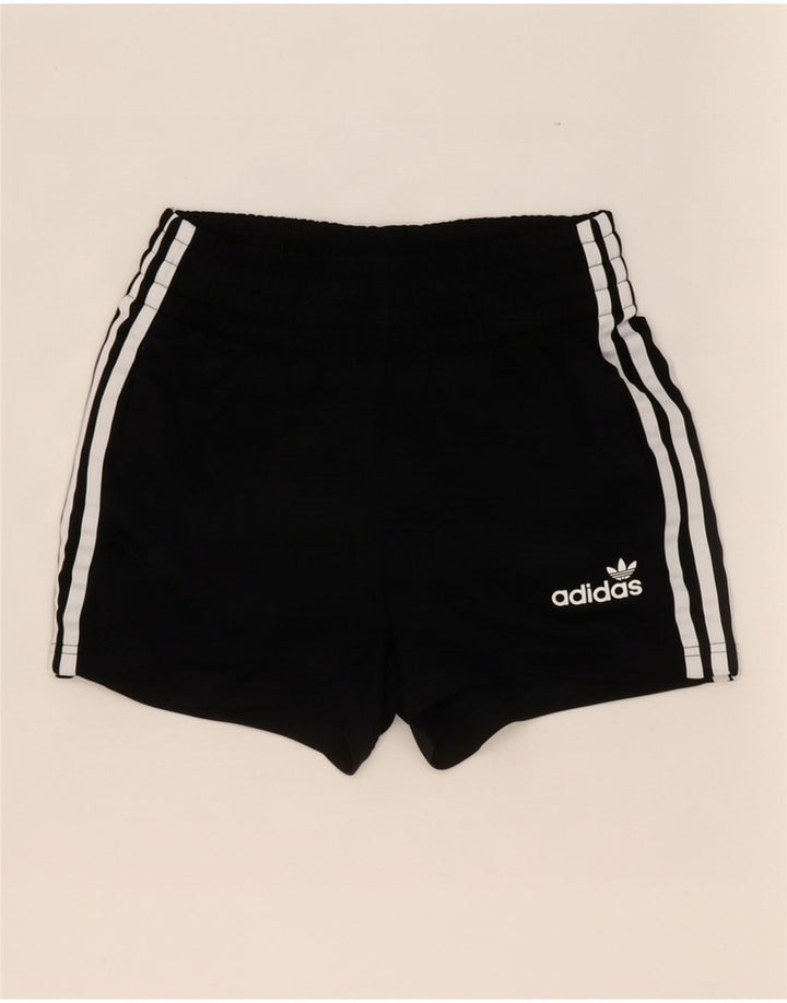 Adidas Damen Sportshorts UK 4 XS Schwarz Polyester