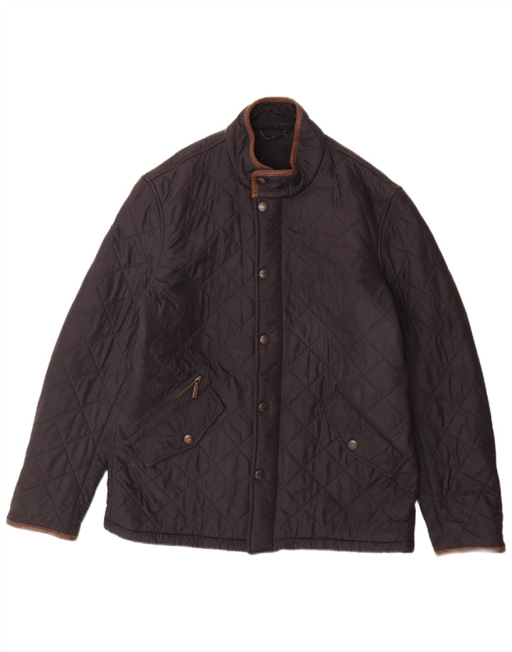 Barbour Herren Steppjacke UK 40 Large Marineblau