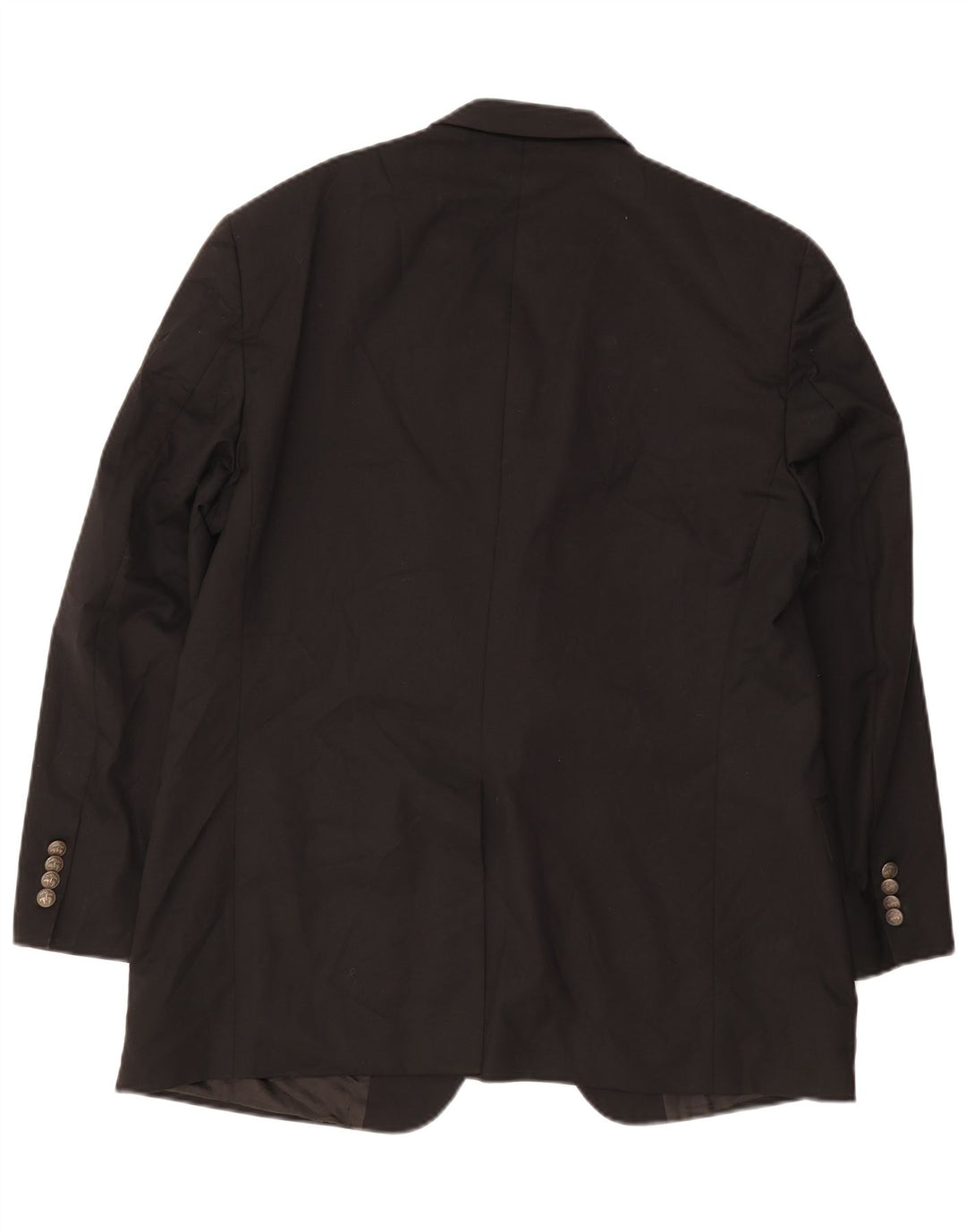 Brooks Brothers Herren-Blazer mit 2 Knöpfen, UK 44, 2XL, schwarze Wolle, klassisch