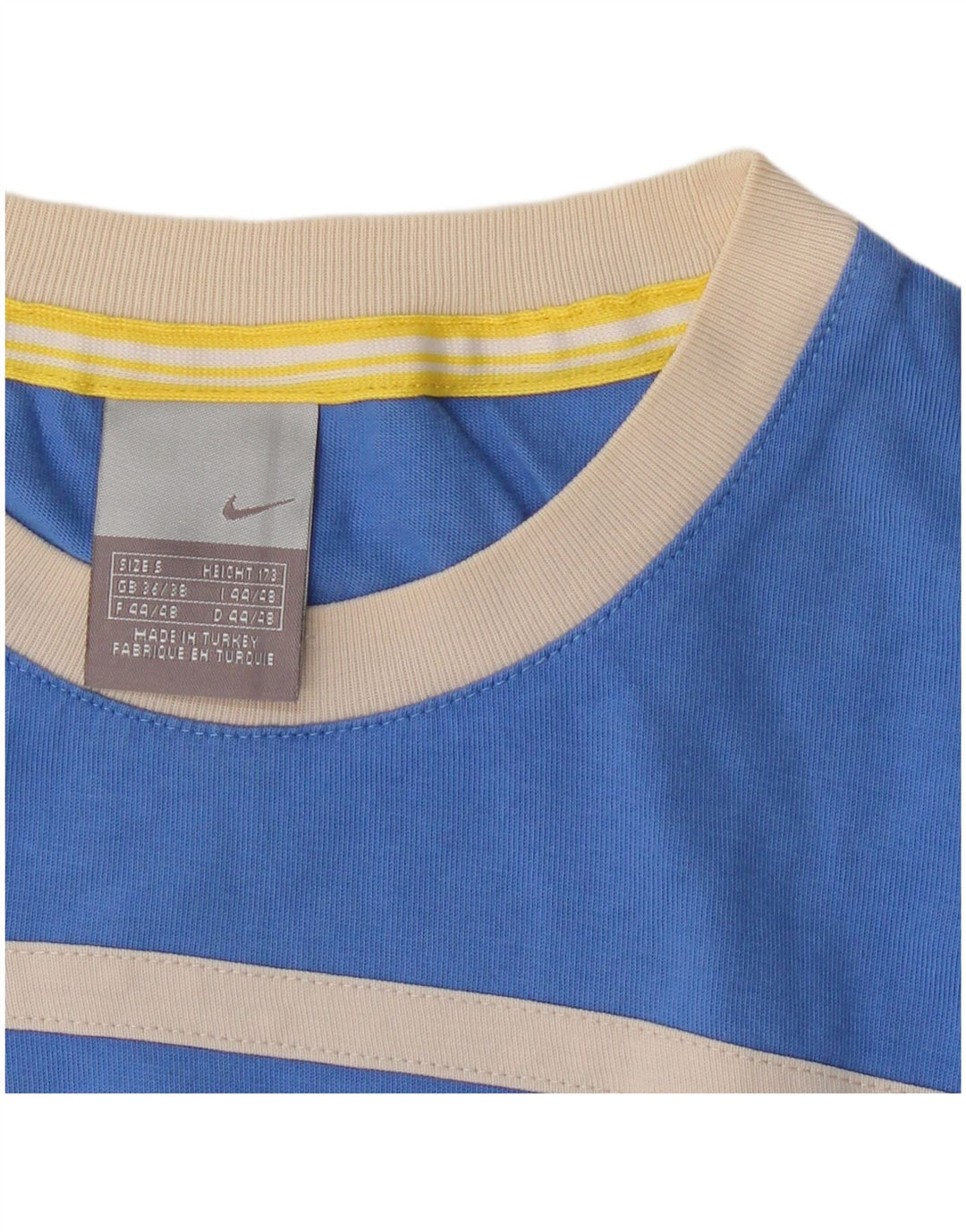 Nike Herren Weste Top UK 36/38 Small Blue Colourblock
