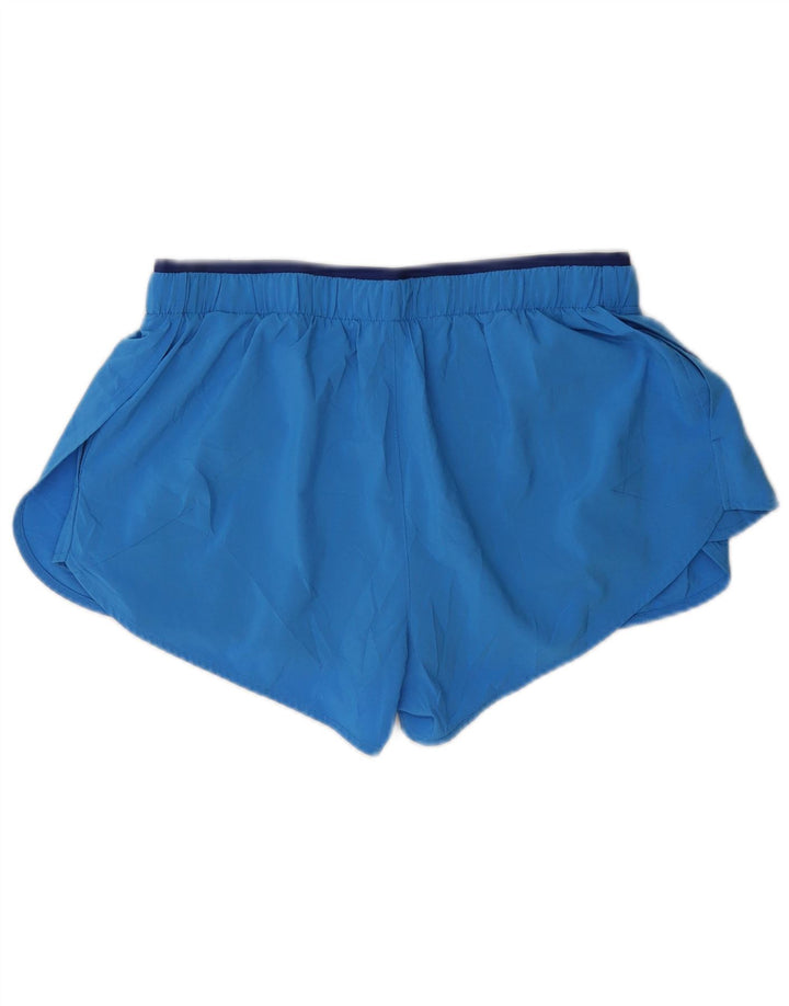 Nike Damen Dri Fit Sport Shorts UK 12 Mittelblaues Polyester