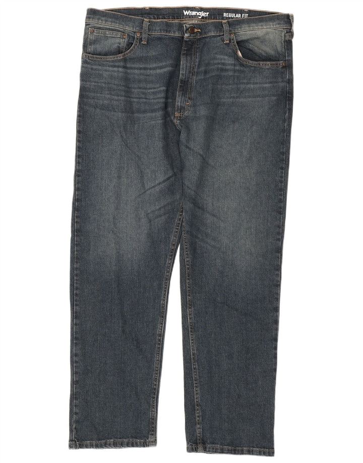 Wrangler Herren-Jeans mit normaler Passform, gerade Passform, Breite 40, Länge 30, Blau, Baumwolle