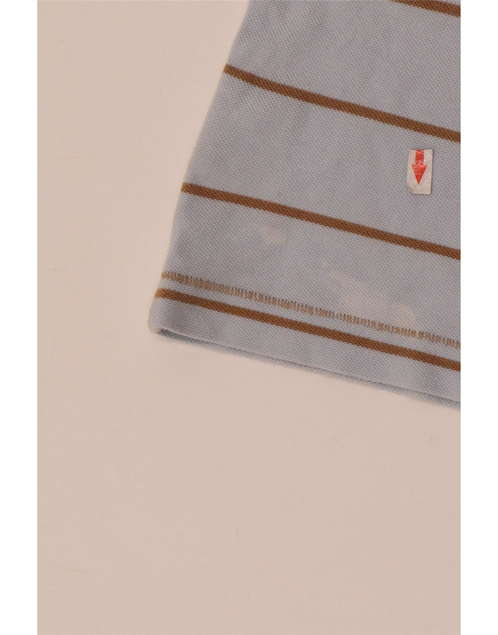 Gant Herren-Poloshirt, groß, blau gestreift, Baumwolle