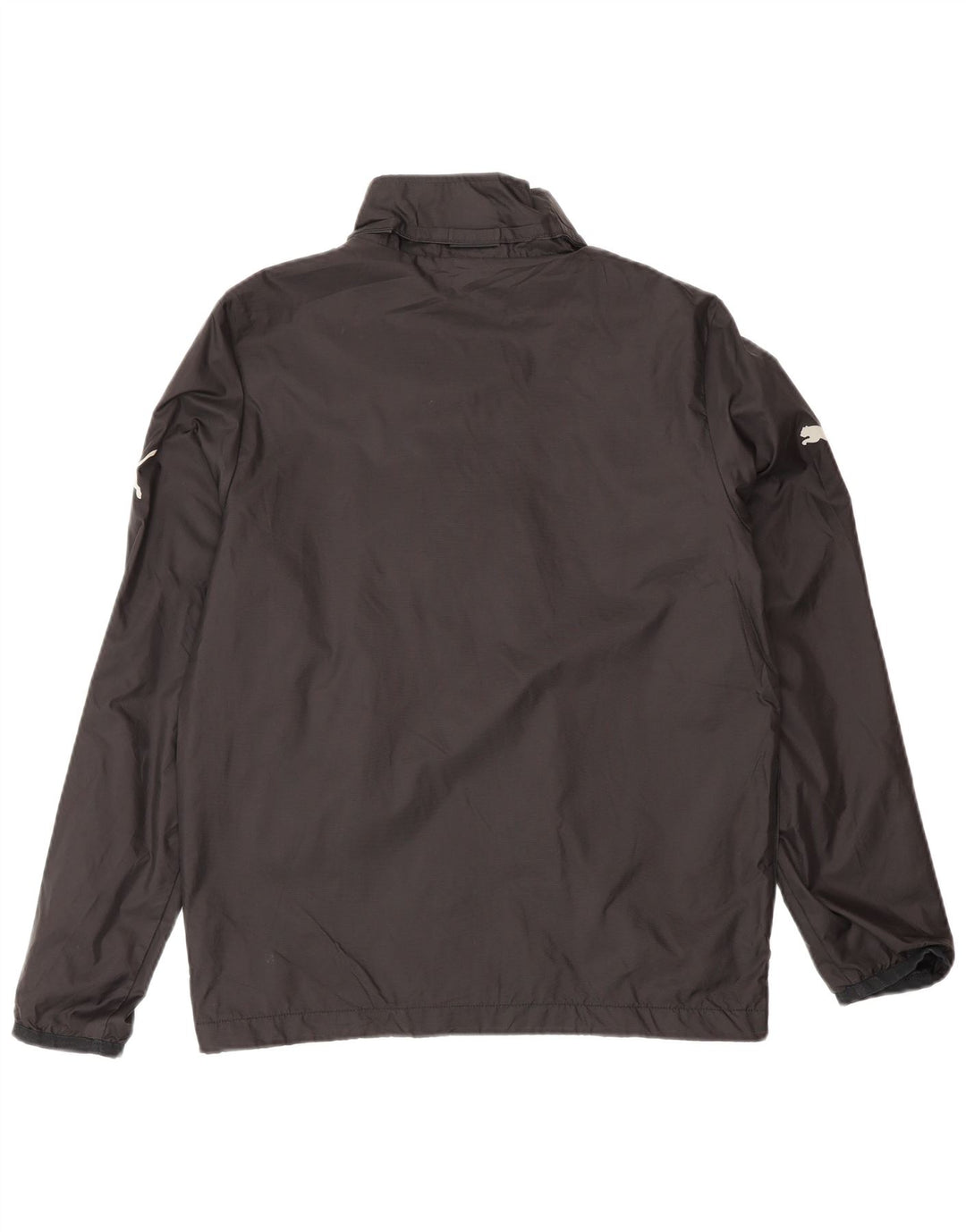 Puma Regenjacke für Jungen, 13–14 Jahre, schwarzes Polyester