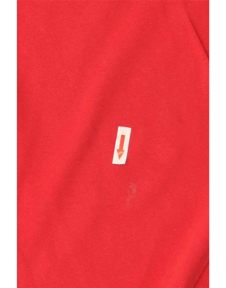 Kappa Herren-Poloshirt, große rote Baumwolle