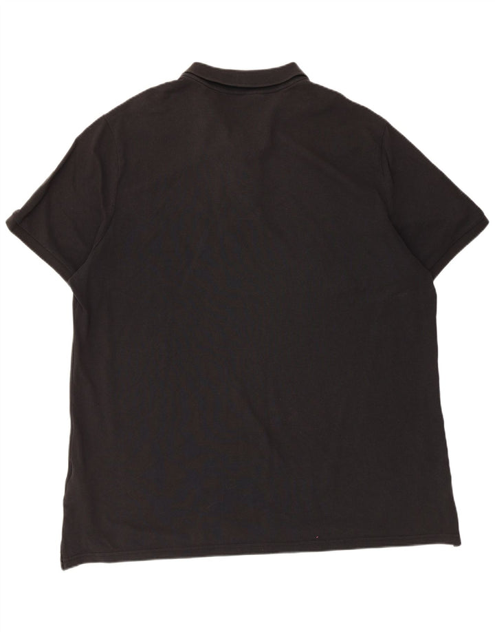Nike Herren Poloshirt 2XL Schwarz Baumwolle